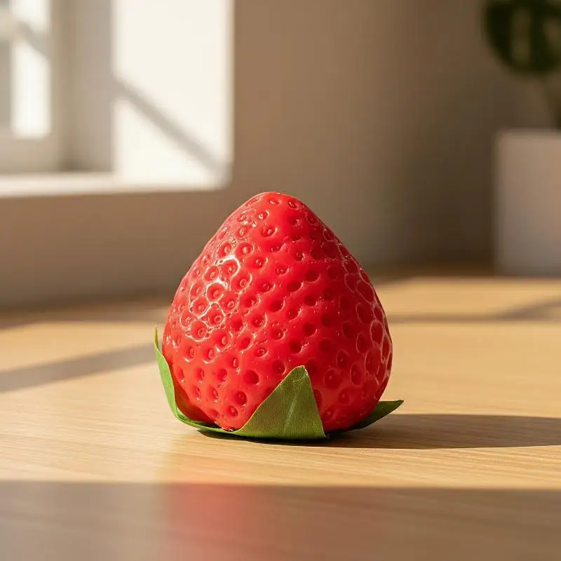 Soft Slow Rising Simulation Strawberry Squeeze Toy Stress Relief Fidget Toy for Adults Work Break Relaxation Use