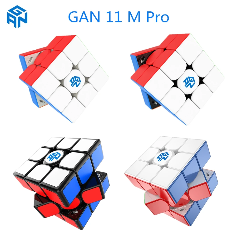 GAN 12 Maglev UV 마그네틱 매직 큐브, 스티커리스 Gan12 Leap 자석 퍼즐 속도 큐브, 3x3x3 큐브 