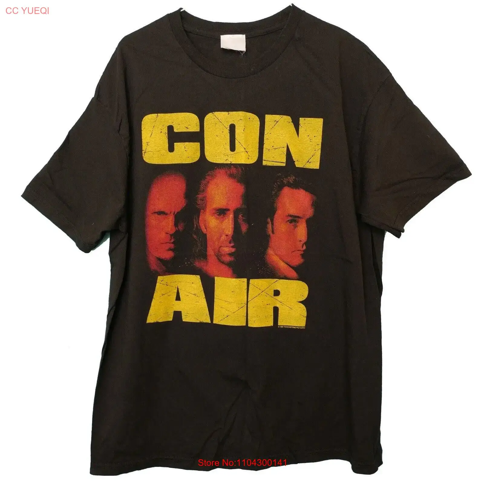 Con Air 1997 Action Movie Nicolas Cage John Cusack Malkovich Jailbird T Shirt long or short sleeves