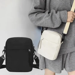 Messenger Sling Bags voor heren Casual canvas Kleine rits Crossbody Pouch Eenvoudige kleine Crossbody schoudertas Herentas Bolso Hombre