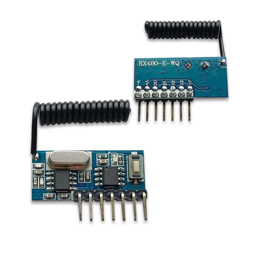 433Mhz inalámbrico 4 canal RF receptor 1527 código de aprendizaje decodificador módulo para control remoto superheterodino módulo receptor