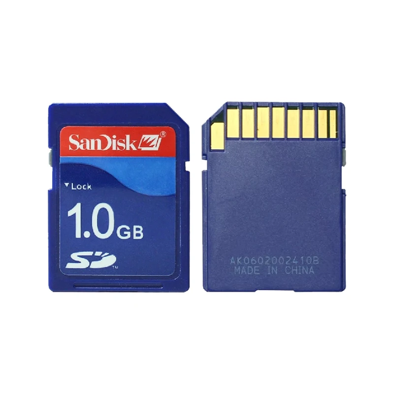 بطاقة ذاكرة كاميرا Sandisk 1GB SD 1G بطاقة ذاكرة لكاميرا Canon Panasonic CCD الرقمية ثلاثية الأبعاد بطاقة ذاكرة CNC