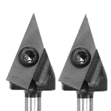 High Quality Milling Cutter Resistance To Bending Silver 45 Degree V-shaped Engraving Milling Cutter High Strength