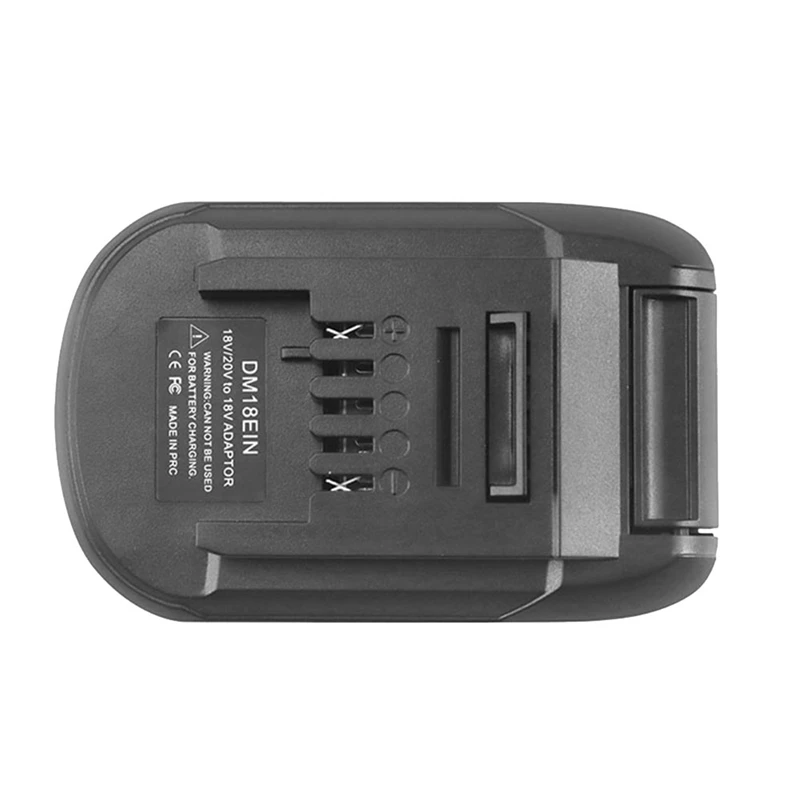 DM18EIN Battery Converter Adapter Charger For Dewalt For 18V 20V Li-Ion Battery For Einhell Lithium Tool