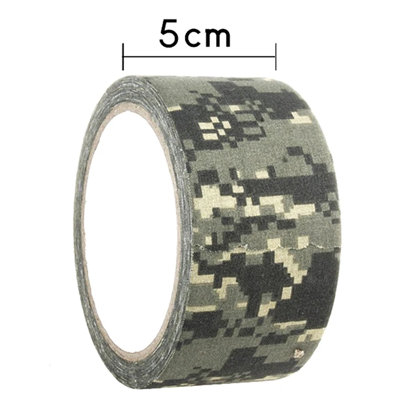 5M Outdoor Air Duct Camouflage Tape Hunting Waterproof Tape Camouflage Tape Invisible Bandage Military