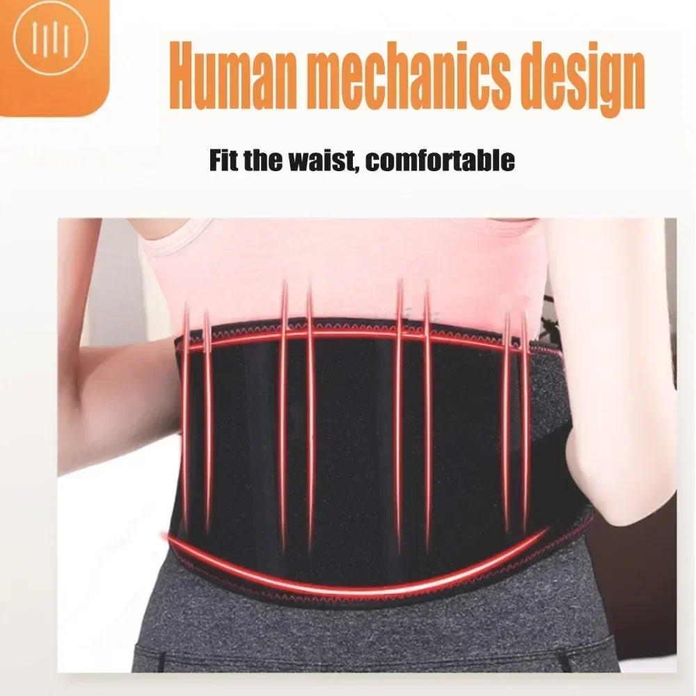 

USB Electric Heating Belt,Far Infrared Hot Compress Waist Support Brace,Adjustable Waist Heated Belts,Waist Thermal Heat Pad