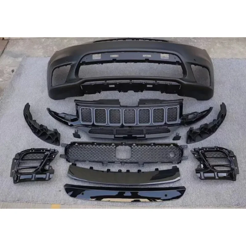 

Landor Car Conversion Bumper Bodykit SRT-8 Body Kit for Jeep Grand Cherokee SRT8 2017 + PP Material