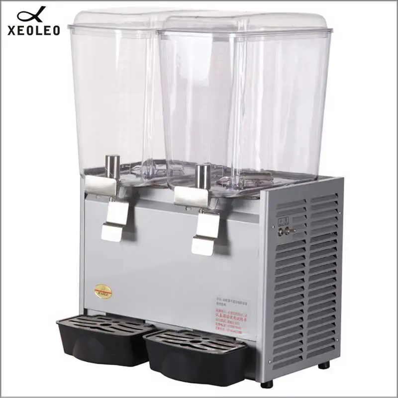 XEOLEO Double Tanks Hot/Cold Drink Machine 18L*2 Drink Dispenser  Fruit Juice Dispenser Beverage Machin Water Dispenser