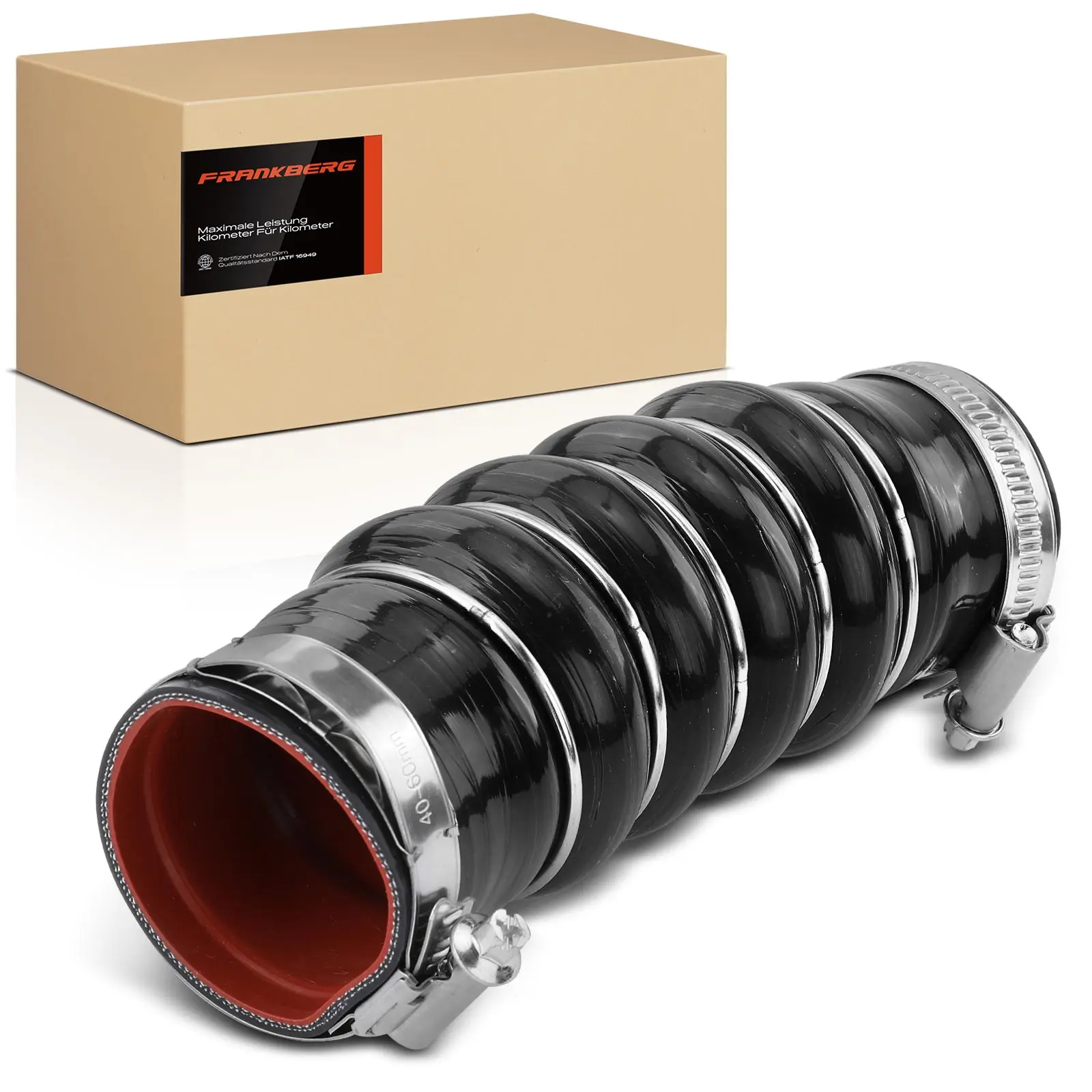 Frankberg 1x Radiatorslang Turboslang Ladeluchtkoeler voor Renault Clio III Mode/Grand Mode 1.5L 8200296596