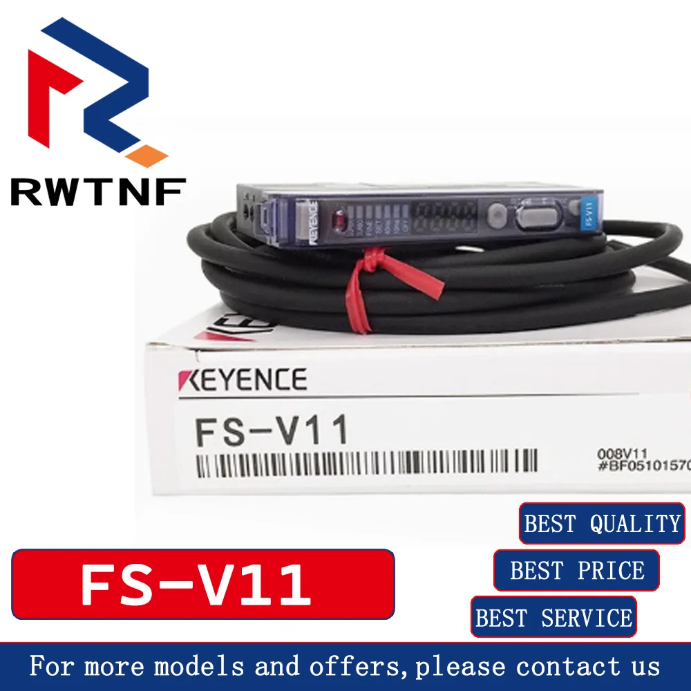 

FS-V11 KEYENCE Brand New Genuine fiber optic sensor, dual display digital fiber amplifier