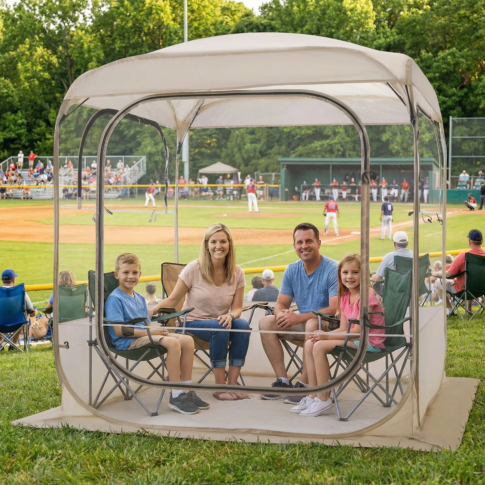 

Прозрачные палатки-пузыри с панорамным обзором 360°, быстросборные, для спортивных мероприятий, кемпинга, рыбалки, болельщиков