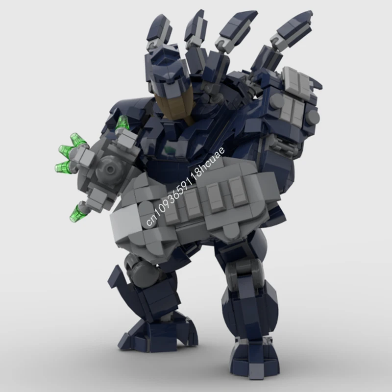 

736 шт. MOC Hunter Building Blocks коллектор Рождественская игрушка Подарок Детская модель Строительство DIY Сборка творческой идея