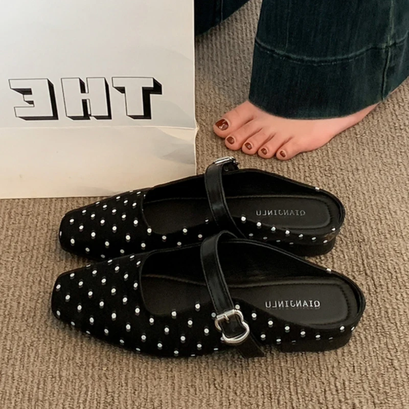 

New Women's Slippers Flats Sandals Summer Sneaker Slingback Shoes 2026 Trend Mules Shoes Mary Jane Dress Comfort Mujer Zapatos