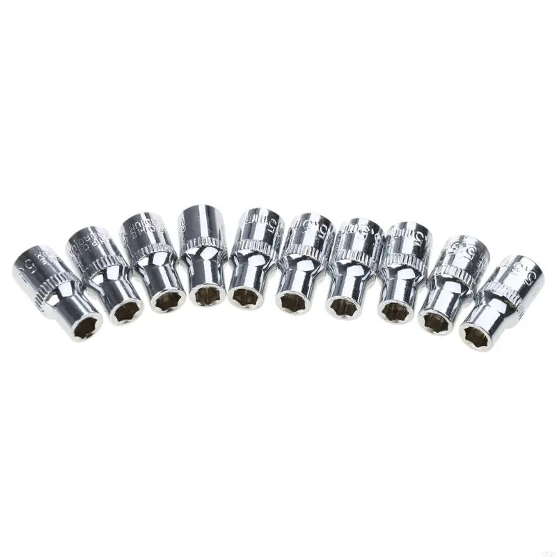 J0MC Precise Engineered Short Socket Set Wrench Accessory 6 Point Metric 4mm hingga 14mm
