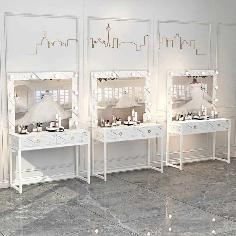 

Professional studio dressing table with lamp makeup bridal shop school makeup artist