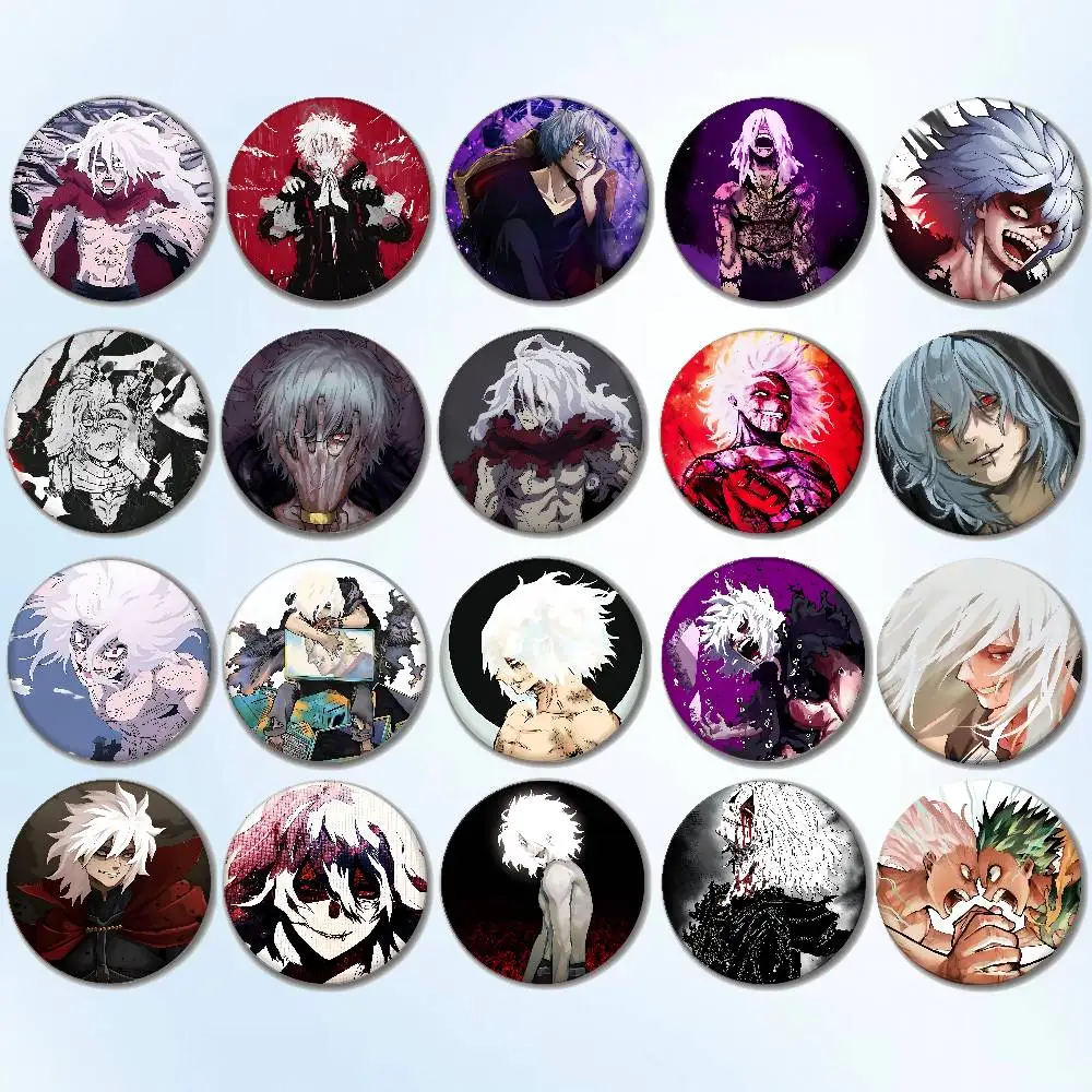 Tomura Shigaraki Anime Abzeichen Runde Brosche Niedlichen Cartoon Idol Cosplay Abzeichen DIY Rucksack Kleidung Schmuck Pins