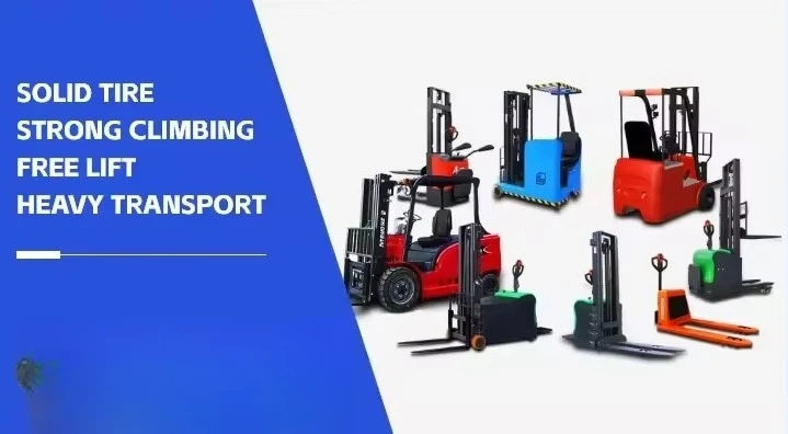 Affidabile transpallet elettrico da 3500 libbre con pneumatici in poliuretano, maniglia multifunzione per magazzino e uso logistico