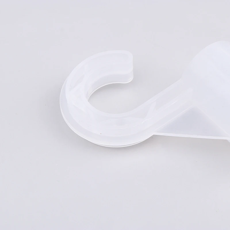 10Pcs Plastic White Thickening Hook For Suit Locker Shelf Wardrobe Hook Fittings Party Supplies Children Tent Game Room Joints