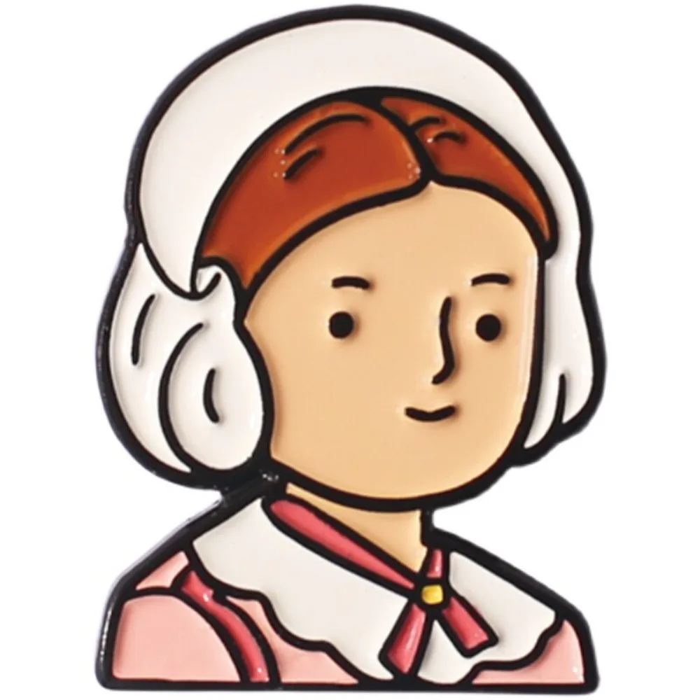 Nightingale Nurse Pin Badge Creative Lovely Decoration Bag Gift for Nurse Day