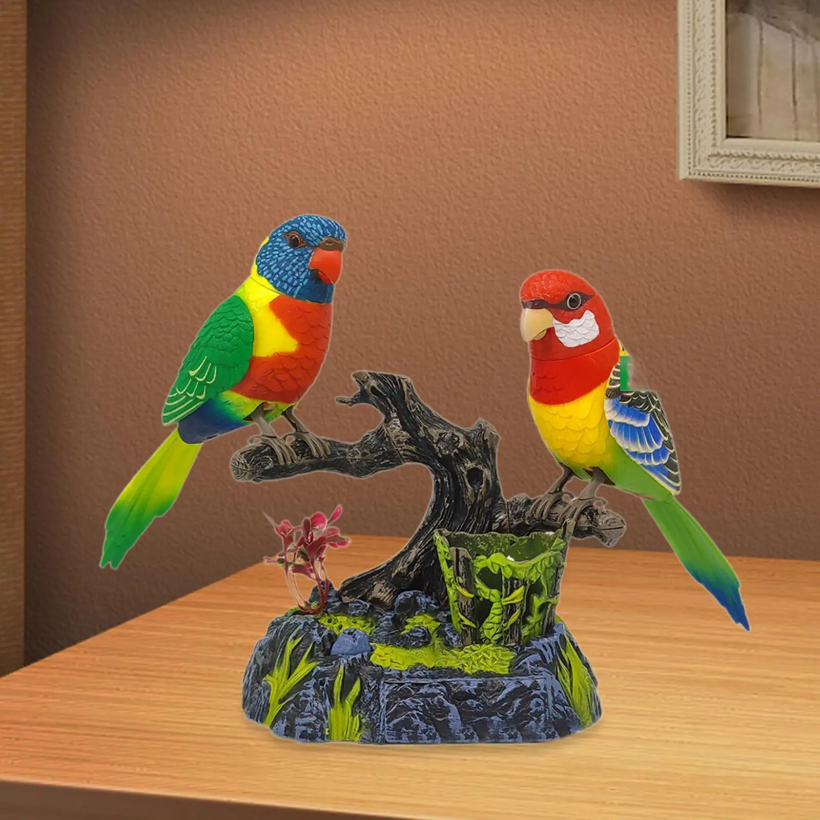 おしゃべりするインコ-電子ペット-子供用おもちゃ-シミュレーション-軽量-インタラクティブ