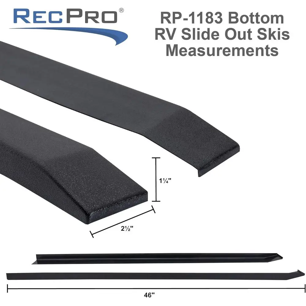 مجموعة التزلج RecPro RV Slide Out | توفير الأرضية RV | يمنع الخدوش والخدش (لا، لا تشمل البوتيل) #5