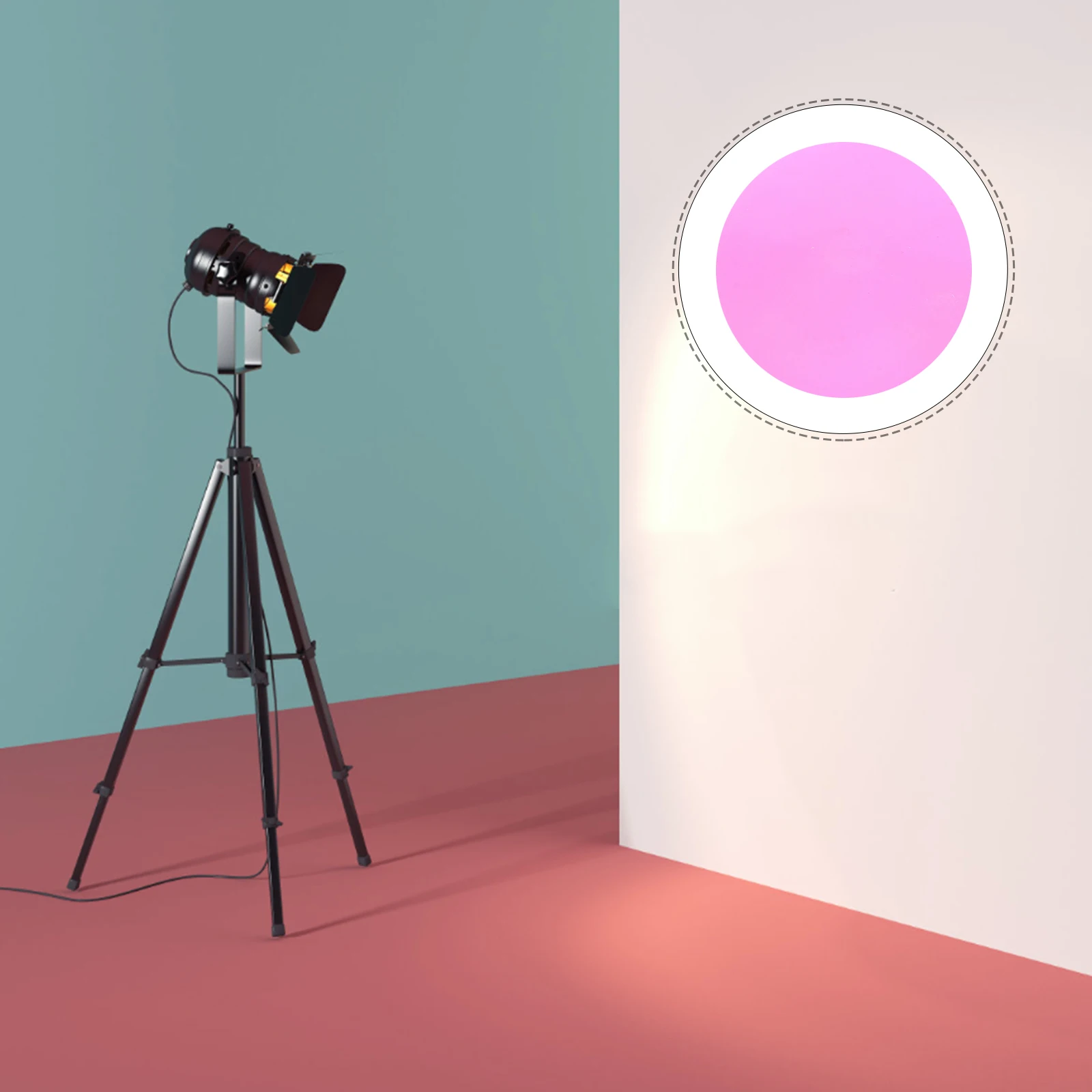 

25pcs Color Correction Gel Light Filters 50Mm Round Colored Lighting Gels For Home Decor Lamp Led Warm Tone Film Studio Strobe