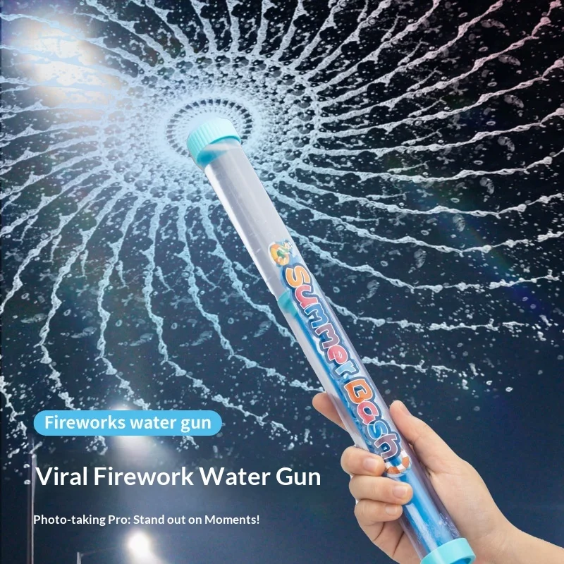 

Viral Large Firework Water Gun 360° Sprinkler Pump Action Outdoor Beach Toy for Summer