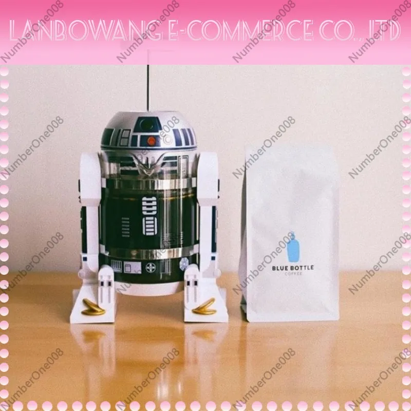 Creative R2D2 Robot Shape Mini Manual Drip Coffee Maker Insulated Coffee Pot French Press Pot For Home Office - view 4