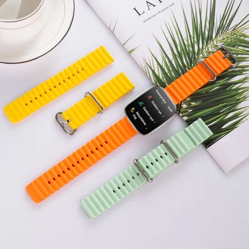 22Mm Silicone Strap… - image