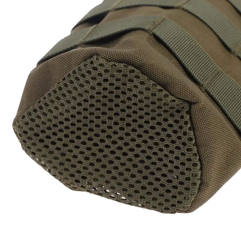 1 Stück Outdoor Molle Wasserflaschentasche Beutelhalter für Reisen, Camping, Wandern, Radfahren, Angeln, Jagen, Wasserflaschen- und Kesselträger – Detail 9