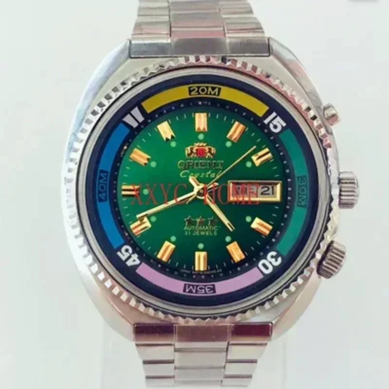 

Automatic Mechanical Watch Double Lion Multi Color Oriental Land Sea Air Men's Wrist Watch 1990s