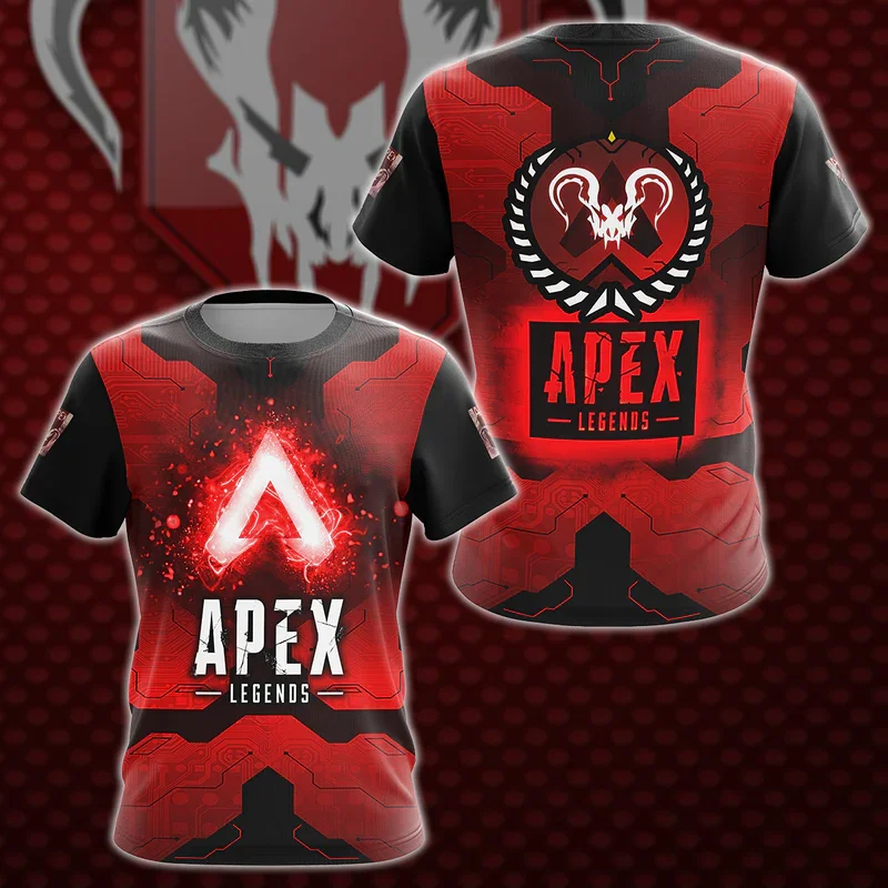 

Game Apex Legends T-Shirts 3D Print Streetwear Men Women Fashion Oversized Short Sleeve O-Neck T Shirt Kids Tees Tops