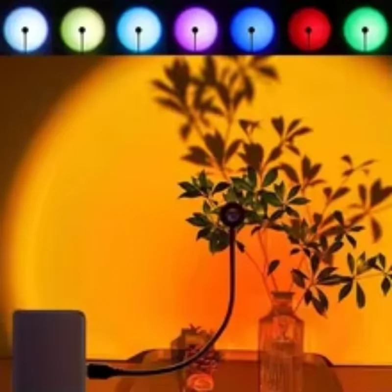 USB Powered Sunset Projection - огляд і ціна Photography Lighting Mood