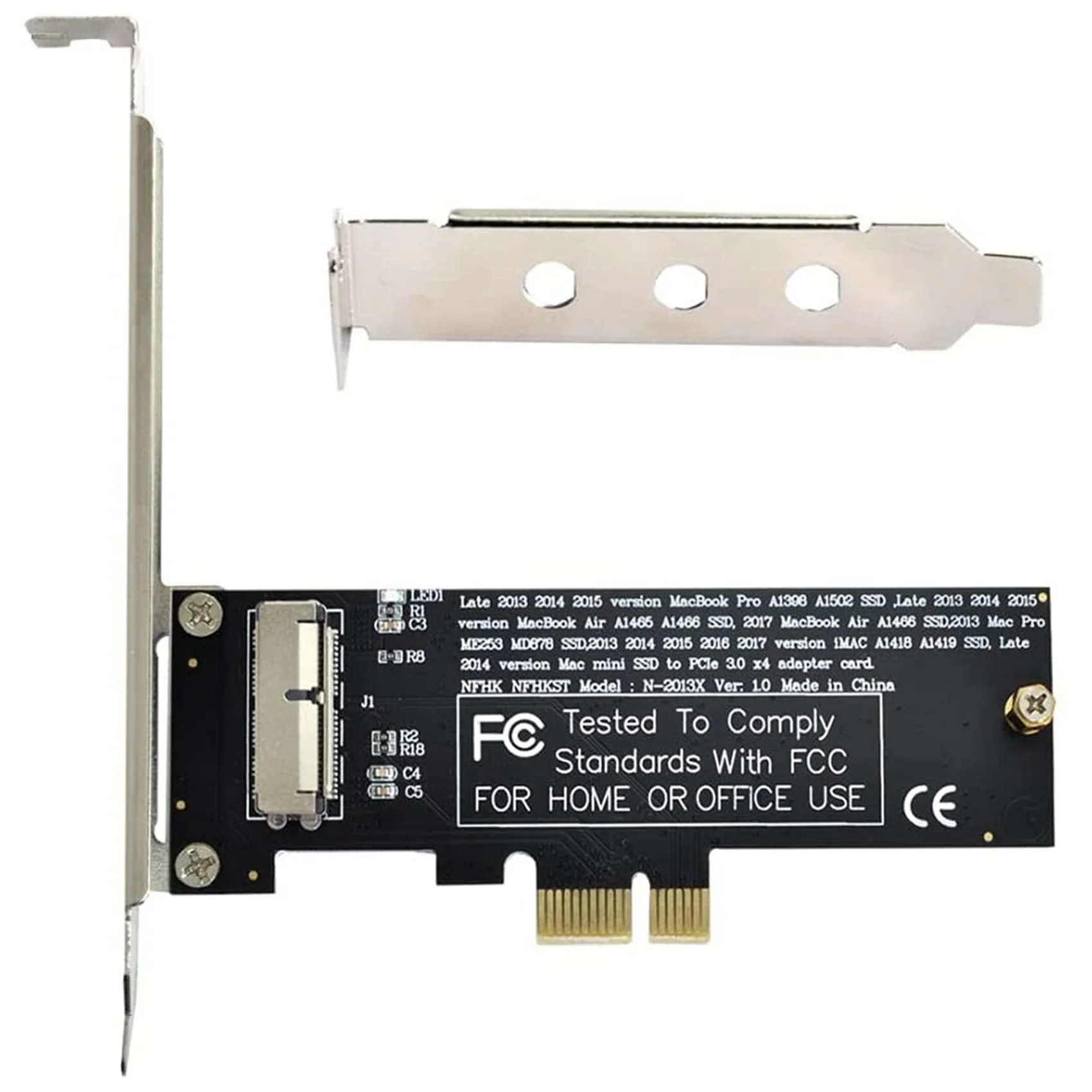 (A15I) PCI Express Conversion Card PCI-E 1X to 12+16 Pin for 2013-2017 Mac Pro Air SSD Conversion Card