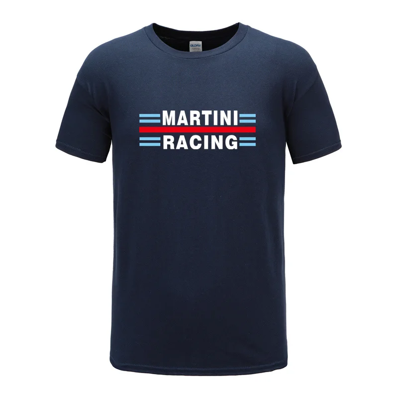 Martini Racing Car Vintage Cool Gift Retro T-Shirt cotton TEE Shirt Brand Clothing Tops