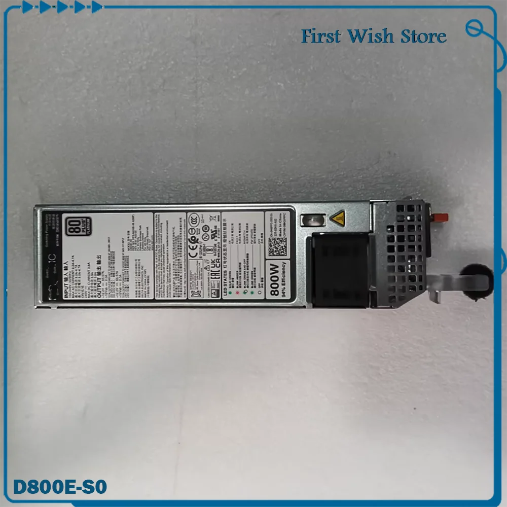 For De-ll 800w R750 Server Power Supply 0MGPPC D800E-S0