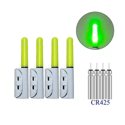 야광 글로우 스틱, 방수 바다 바다 바다 낚시 조명, 전자 글로우 스틱, 전기 로드 라이트 스틱, 태클 4 개, CR425