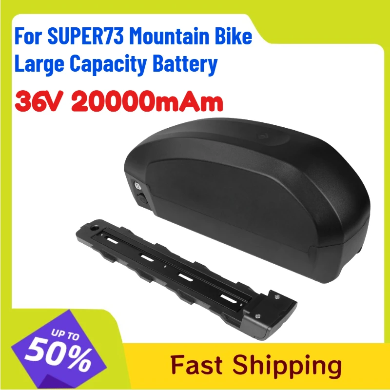 36V 20000mAm Electric Bicycle Lithium Battery for SUPER73 Mountain Bike Large Capacity Rechargeable Battery