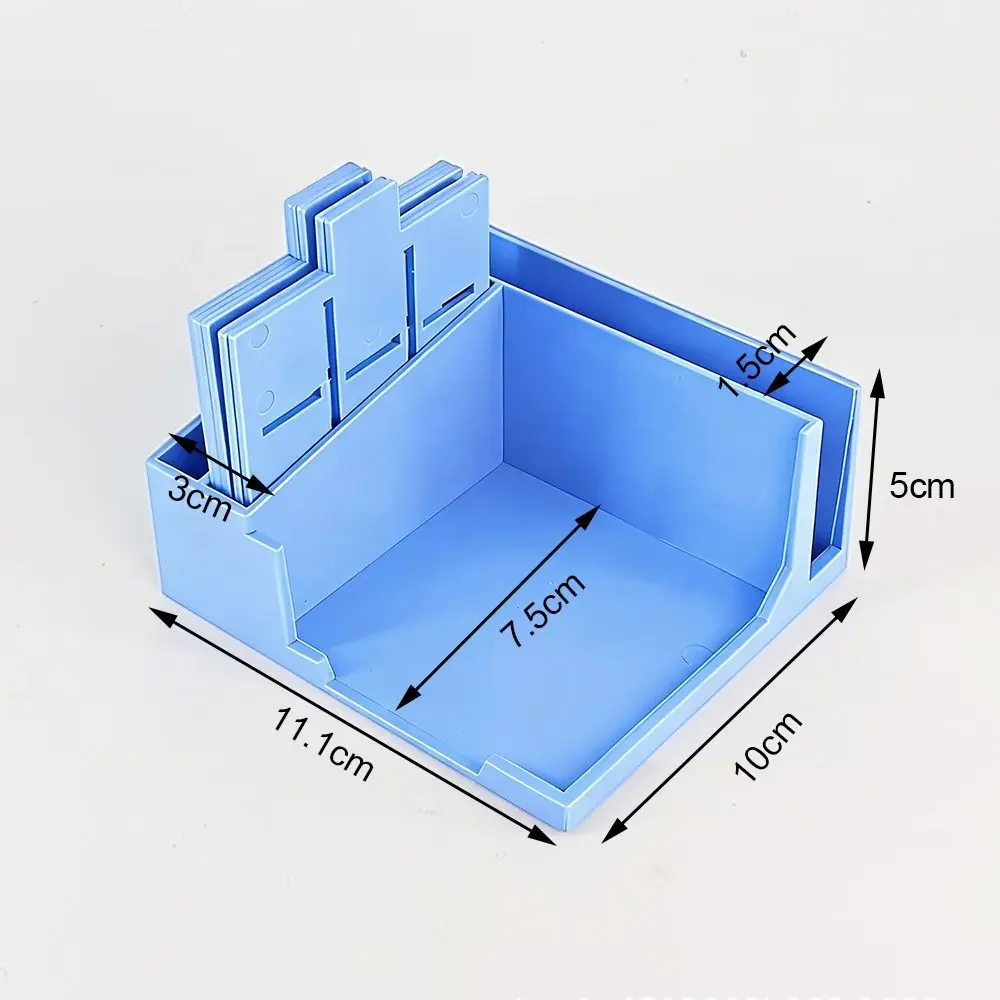 

Sticky Note Storage Tools Sticky Note Holder Set Line Drawing Template Dispenser Sticky Pads Base with Five Templates