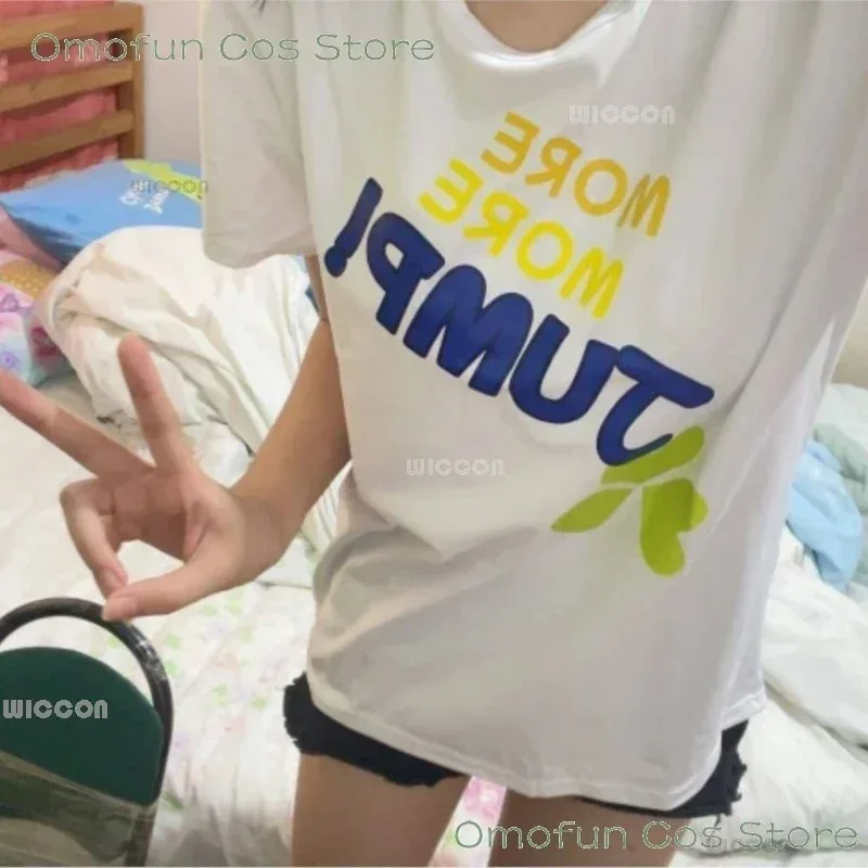 QQ 123 مشروع Sekai تأثيري MMJ المزيد القفز Kiritani Haruka hanasato Minori Momoi Airi hinomori Shizuku المشجعين دعوة زي تي شيرت