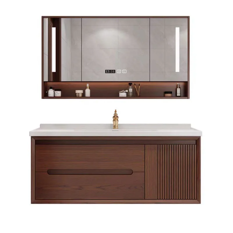 

Bathroom vanity furniture, modern smart paint cabinet, bathroom cabinet with sink