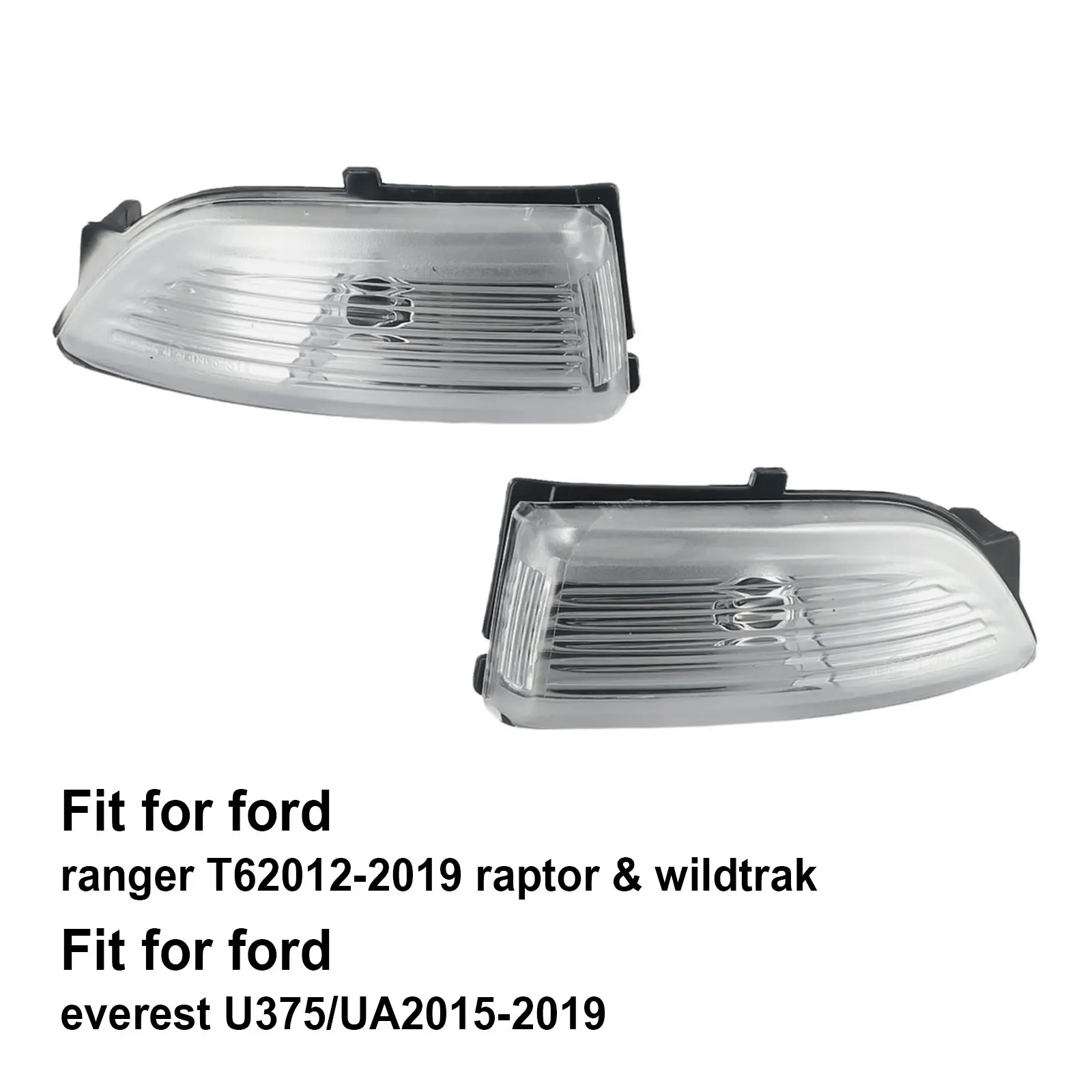 

Indicator Lens 1 Pair Practical Raptor Reversing Mirror Side U375/UA 2015-19 White ABS Plastic Auto Turn Signals