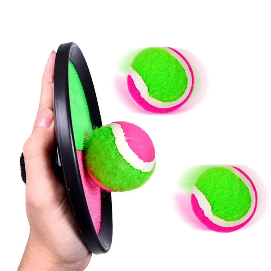 

Paddle Catch Ball Set (Color May Vary) - Toss and Catch Sports Game Toy Set Kids