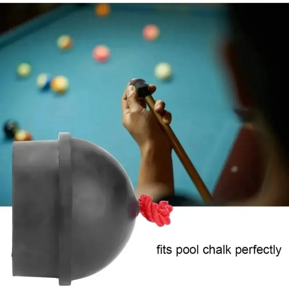 1PCS Pool Chalk Cubes Organizer Box Anti Lost Cord Holder Portable Billiard Cue Chalker Snooker Tool Case Billiards Accessories