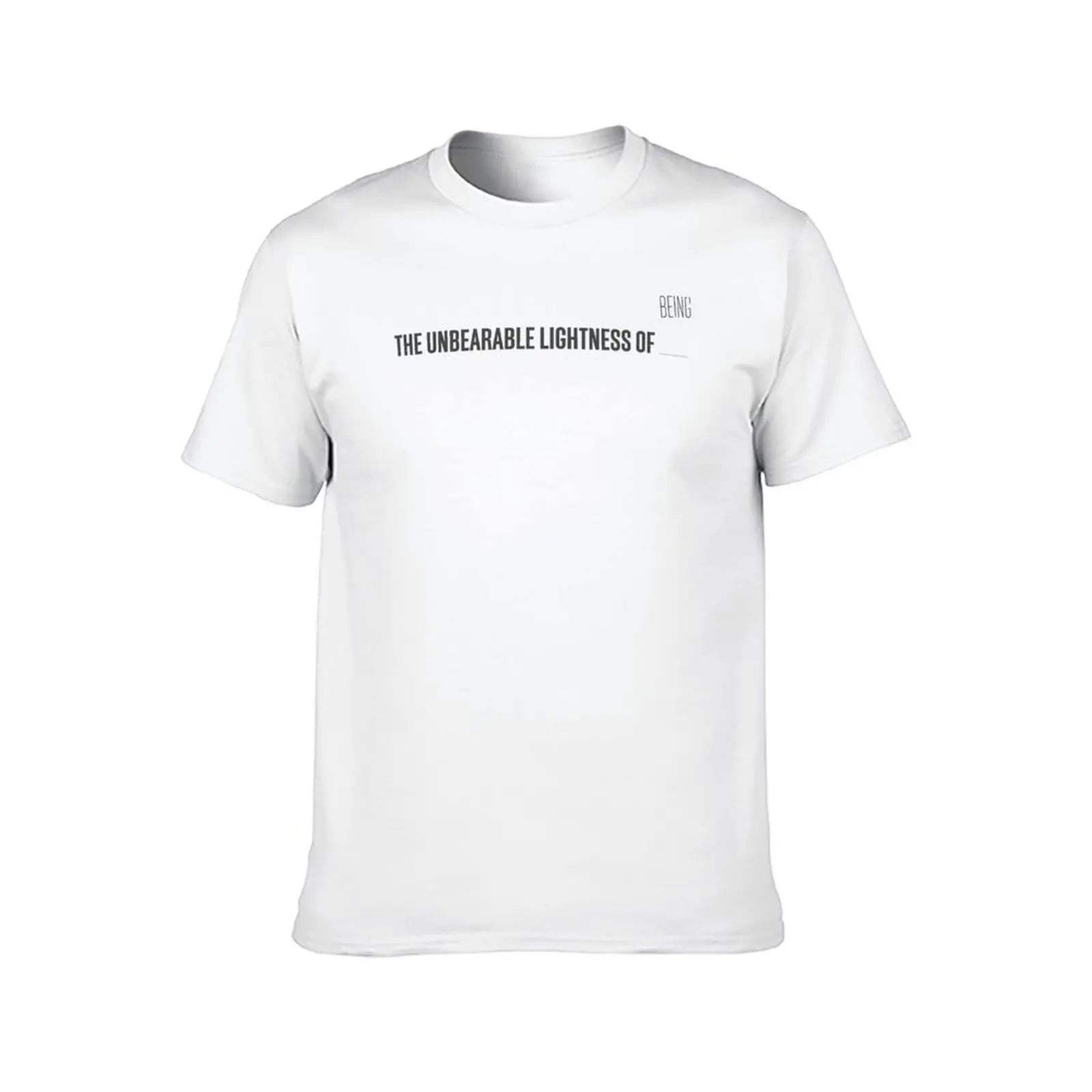 high man Lightness shirt Unbearable Being of quality brand t The shirts t man graphic T-Shirt luxury