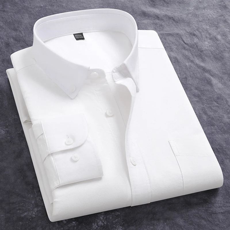 ฤดูใบไม้ผลิใหม่ผู้ชาย Oxford เสื้อแขนยาวสบายๆฤดูใบไม้ร่วงธุรกิจอย่างเป็นทางการลายลายสก๊อต SLIM FIT 100% Cotton Man เสื้อผ้า