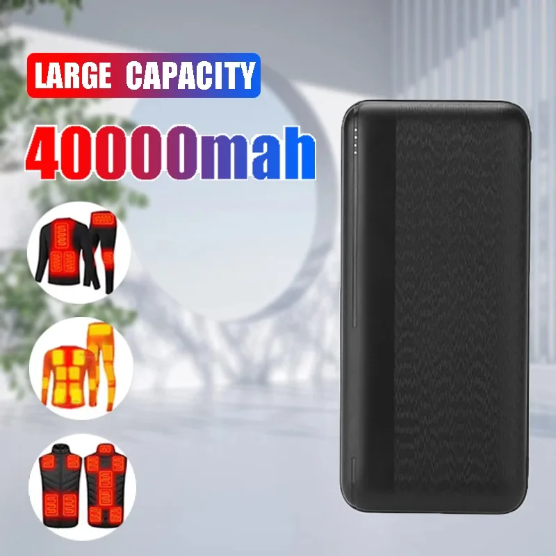 40000mah Portable Charger External Battery Power bank 5V3A Fast Charging Powerbank For iPhone Samsung Huawei Xiaomi