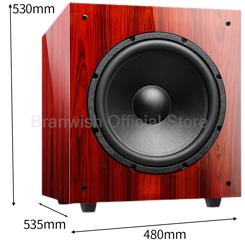 15-calowy głośnik HiFi Drewniany aktywny super subwoofer Kino domowe Audio 500W Hight Power SW 6Ω Sound Box Entuzjasta Kino domowe