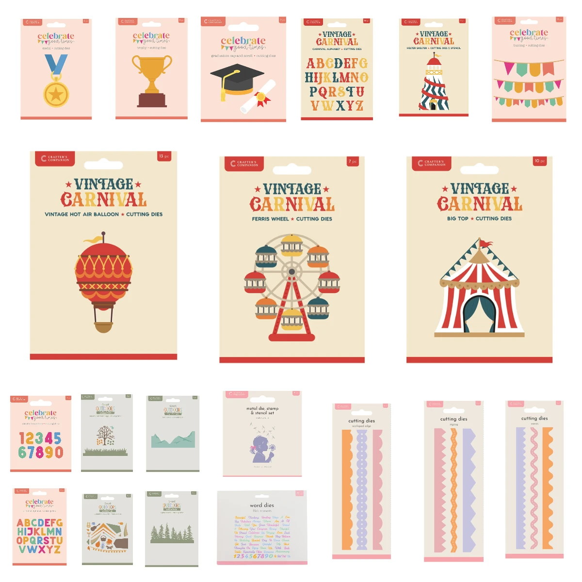 

2025 New Big Top Metal Craft Cutting Dies Big Top DIY Carnival Alphabet Scrapbooking Paper Decoration for Embossing Template
