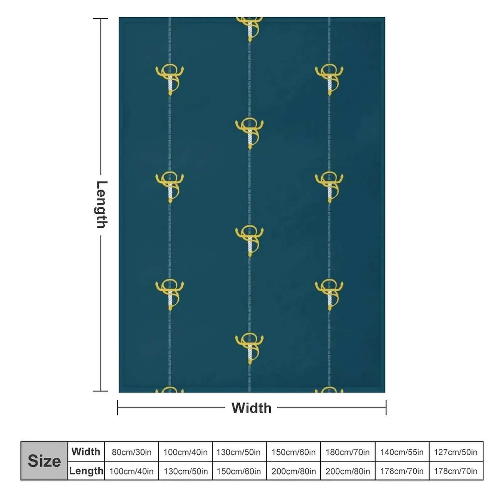Princess Bride Sword Throw Blanket sofa bed Plaid on the sofa Luxury Designer Weighted Soft for winter Blankets